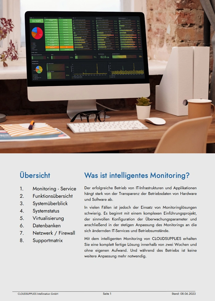 Monitoring-Broschüre Monitoring Broschüre